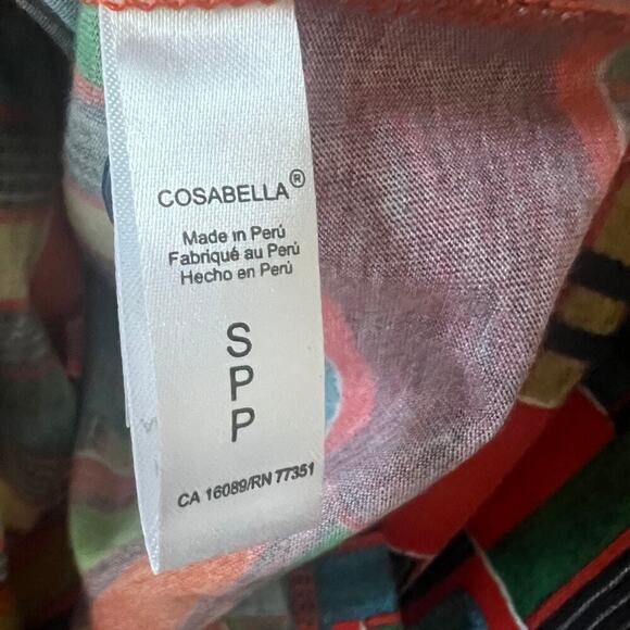 Cosabella Sleep Top Peruvian Cotton NWT bella print - Picture 6 of 7